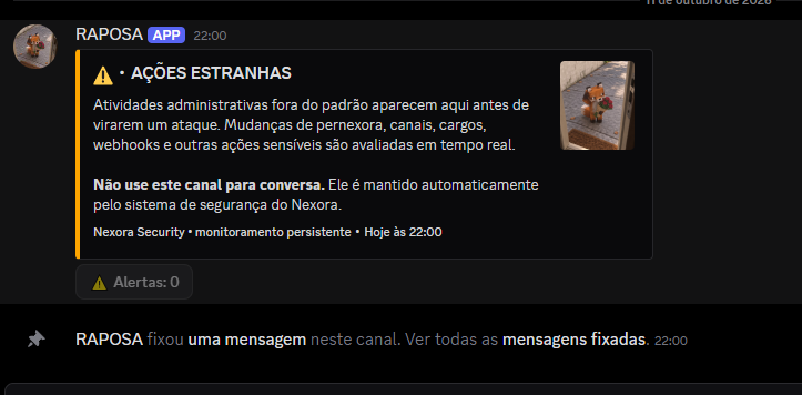 Canal de ações estranhas